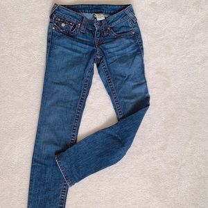 True Religion Jeans with Pink Crystals